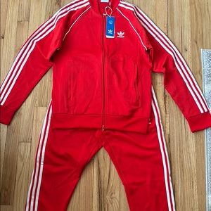 Adidas tracksuit jacket and pants